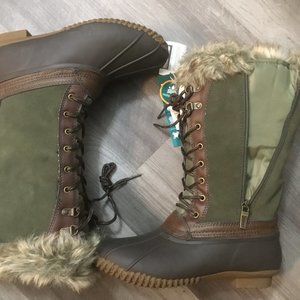 Sporto-Thermo Lite- Women's Leather-Rub-Winter Boots Size 8W BRAND NEW